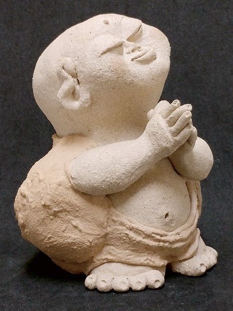 小林牧牛 陶人形 置物 お地蔵さま 約11.5cm コレクション ☆ - メルカリ