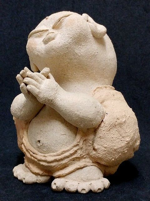 小林牧牛 陶人形 置物 お地蔵さま 約11.5cm コレクション ☆ - メルカリ