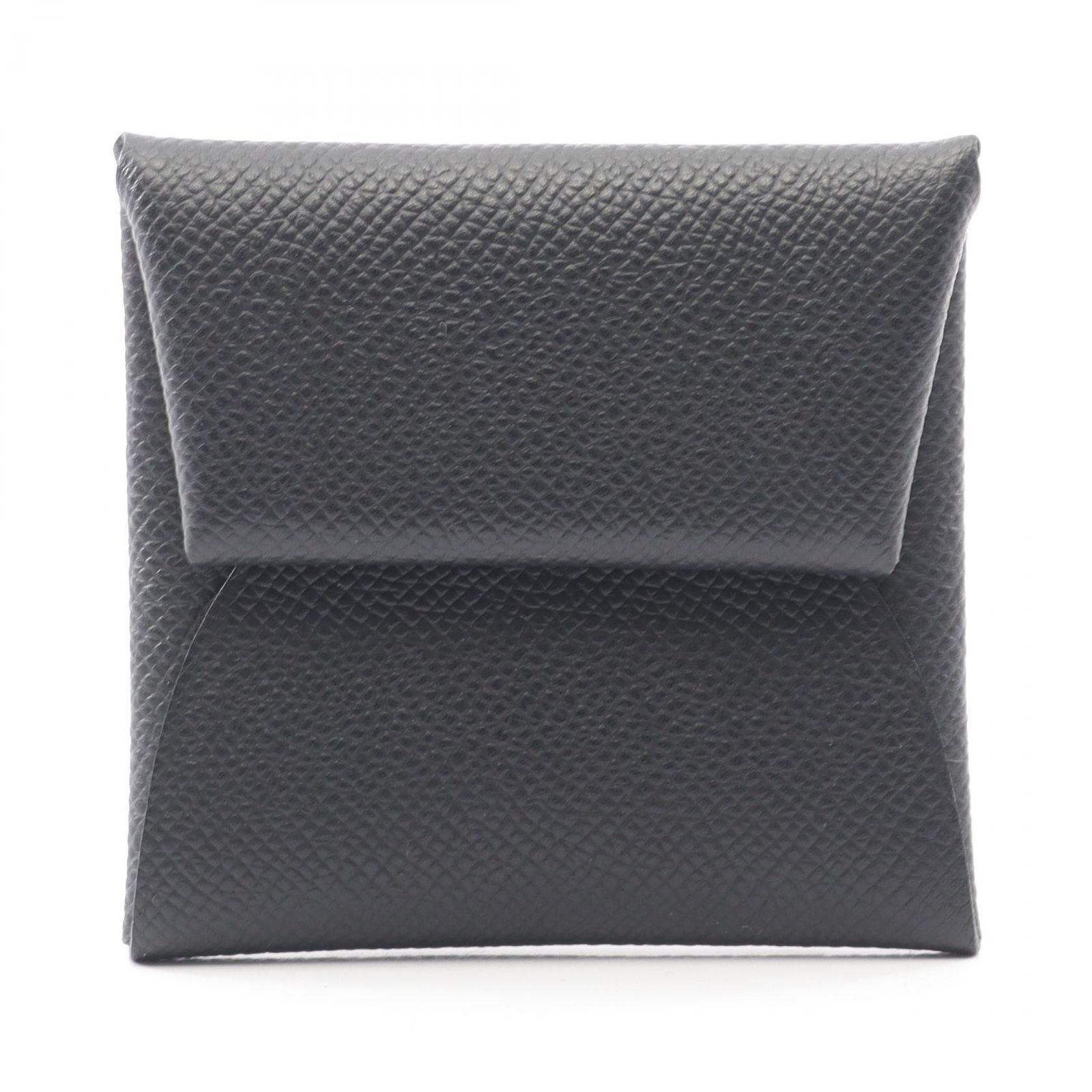 エルメス HERMES コインケース バスティア ブラック レザー カーフ 