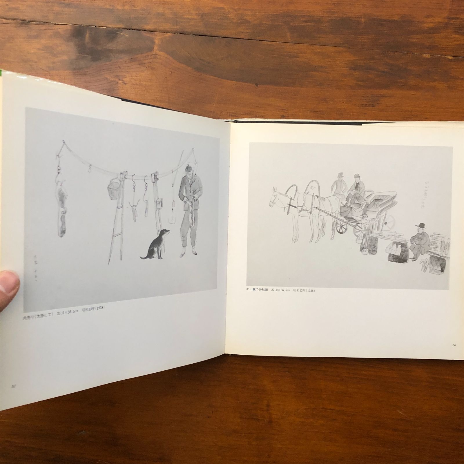 福田豊四郎素描集 福田豊四郎 秋田魁新報社 昭和57年9月27日発行