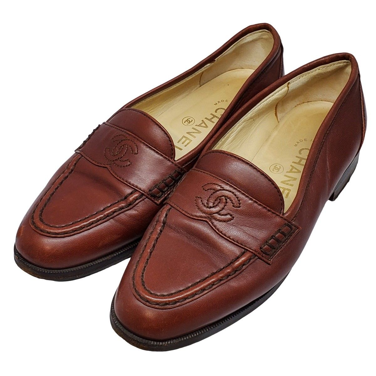 CHANEL シャネル ステッチココマーク ヴィンテージローファー 靴