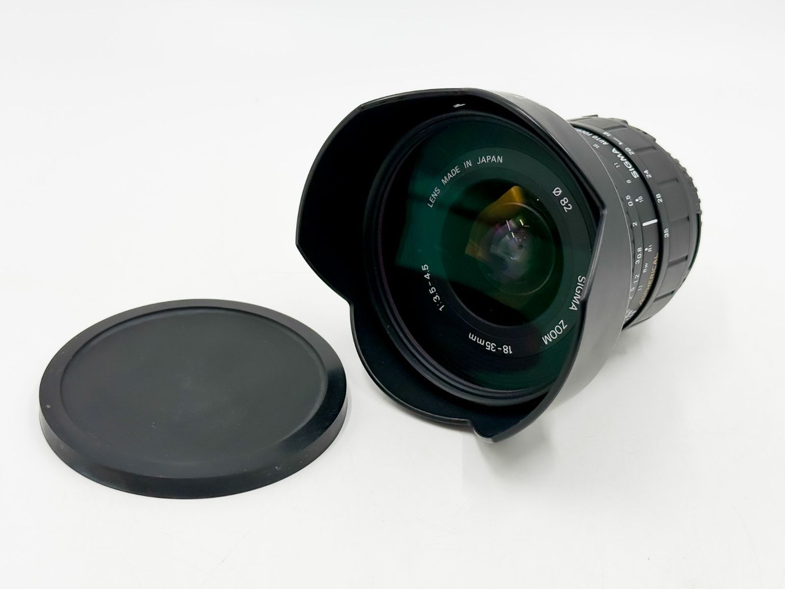 SIGMA 18-35mm F3.5-4.5D ASPH ニコンF用広角ズームレンズ - メルカリ