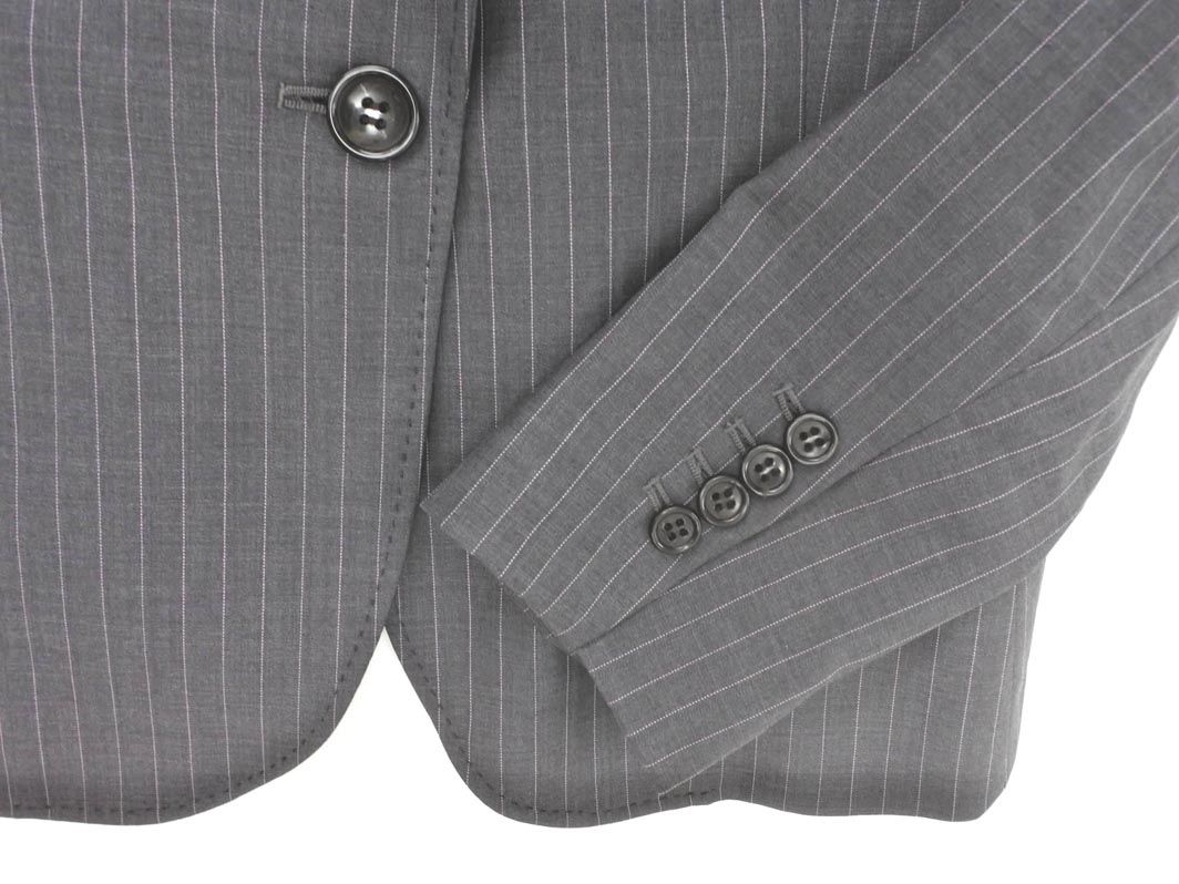 AKIKO OGAWA アキコオガワ ウール混 ストライプ セットアップ