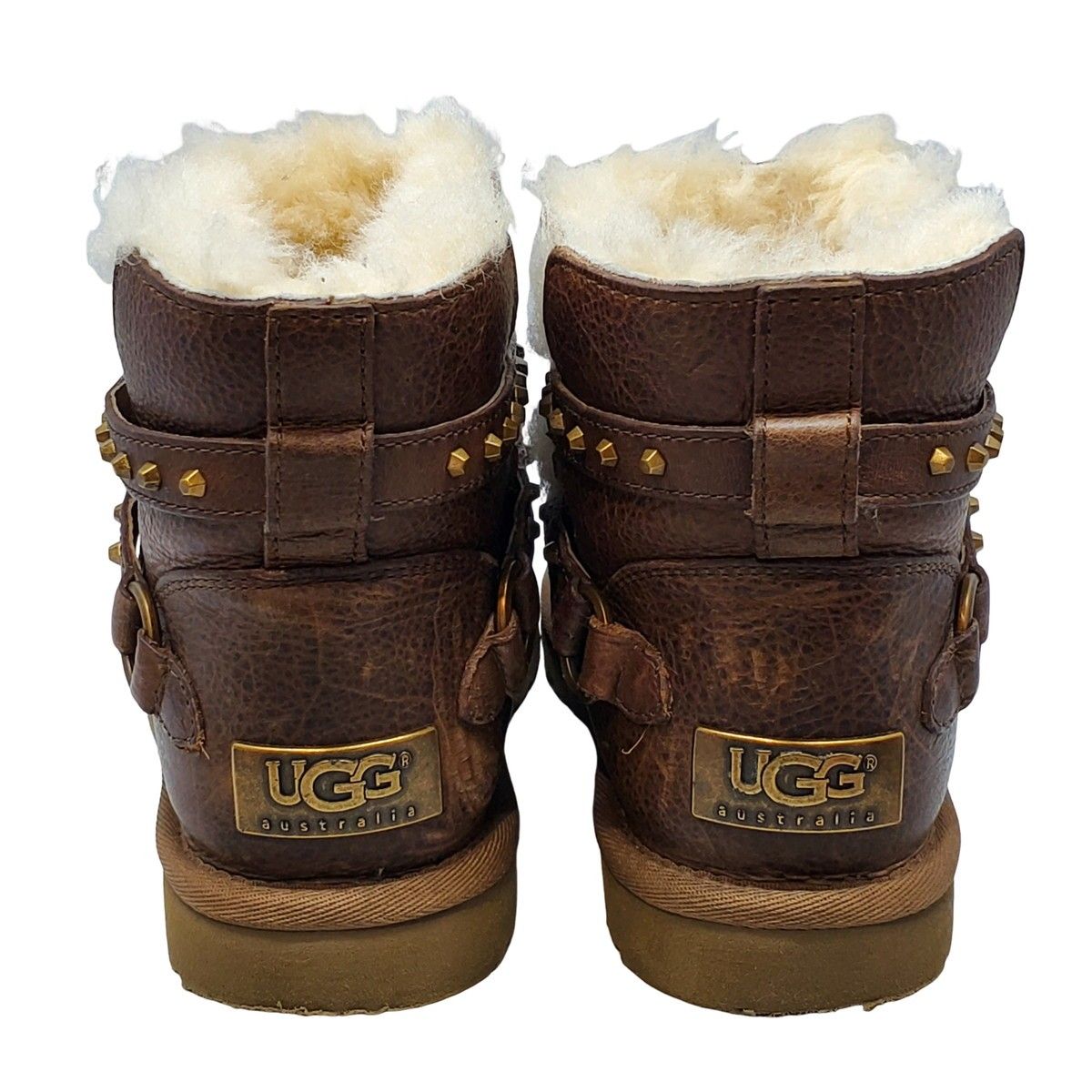 UGG アグ UGG EMERSEN スタッズブーツ ムートン レザーブーツ 靴