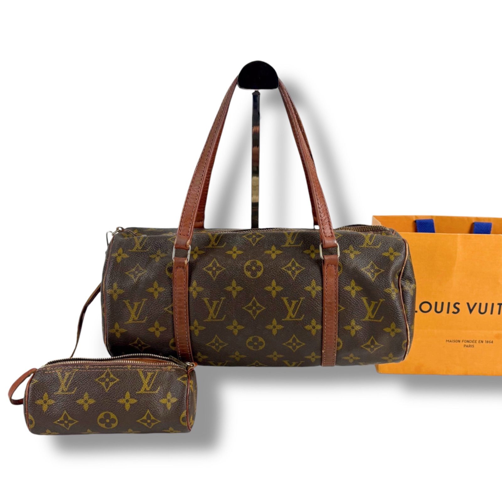 ルイヴィトン LOUIS VUITTON 旧型 パピヨン30 ショルダーバッグ 