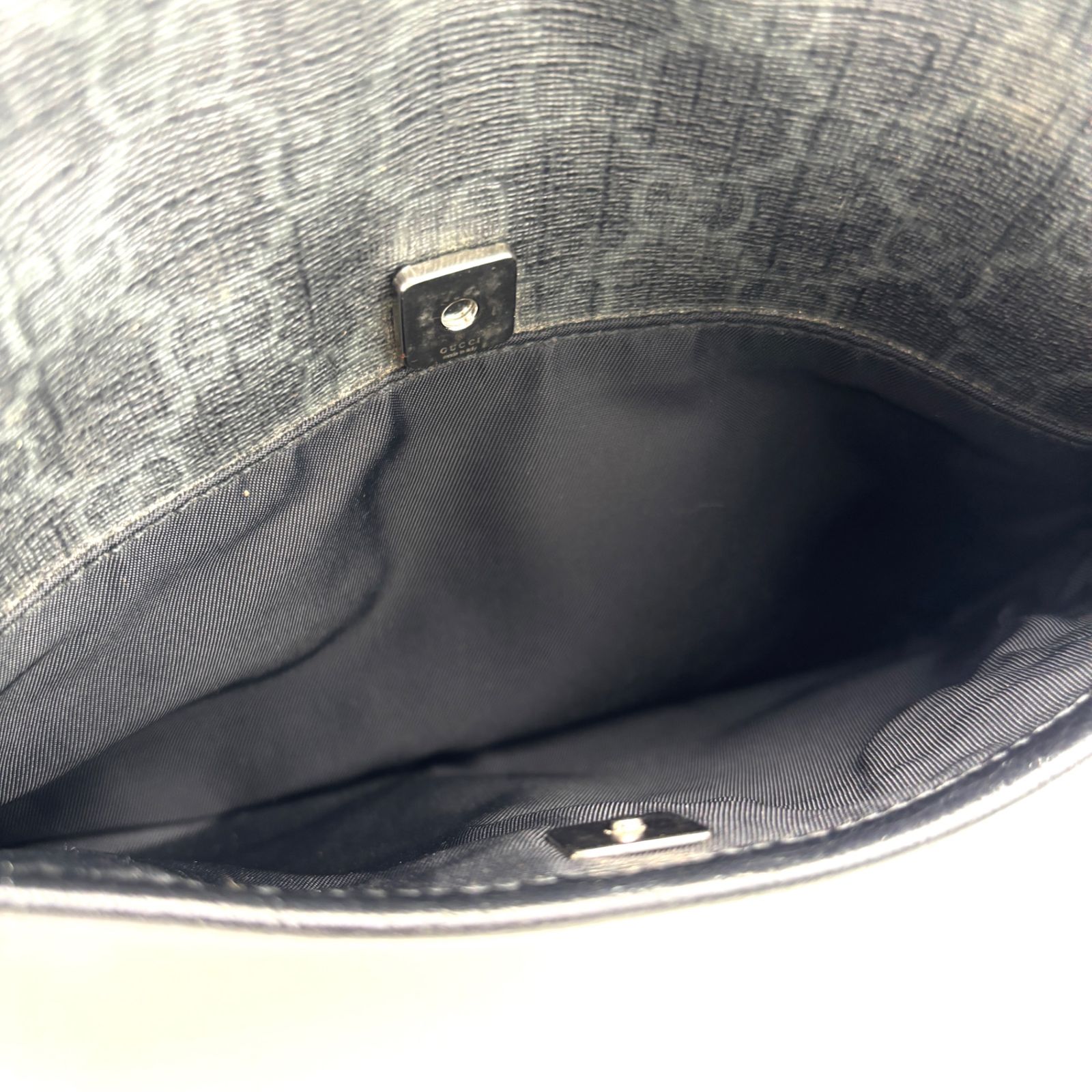 美品 GUCCI グッチ ショルダーバッグ サコッシュ GGスプリーム PVC