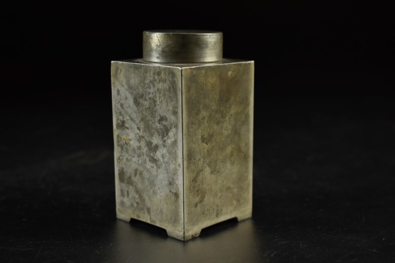 蔵A6032】中国古美術 本錫四方茶心壺 祥景居造 合箱付 煎茶道具 - メルカリ