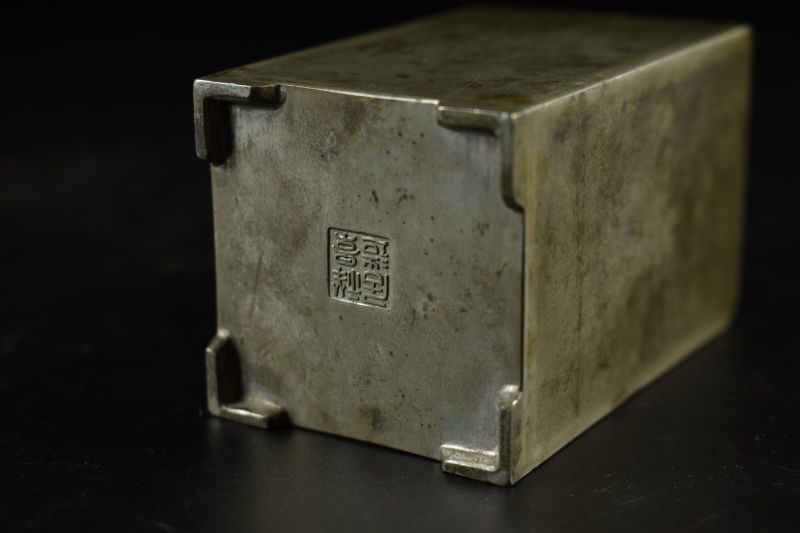 蔵A6032】中国古美術 本錫四方茶心壺 祥景居造 合箱付 煎茶道具 - メルカリ