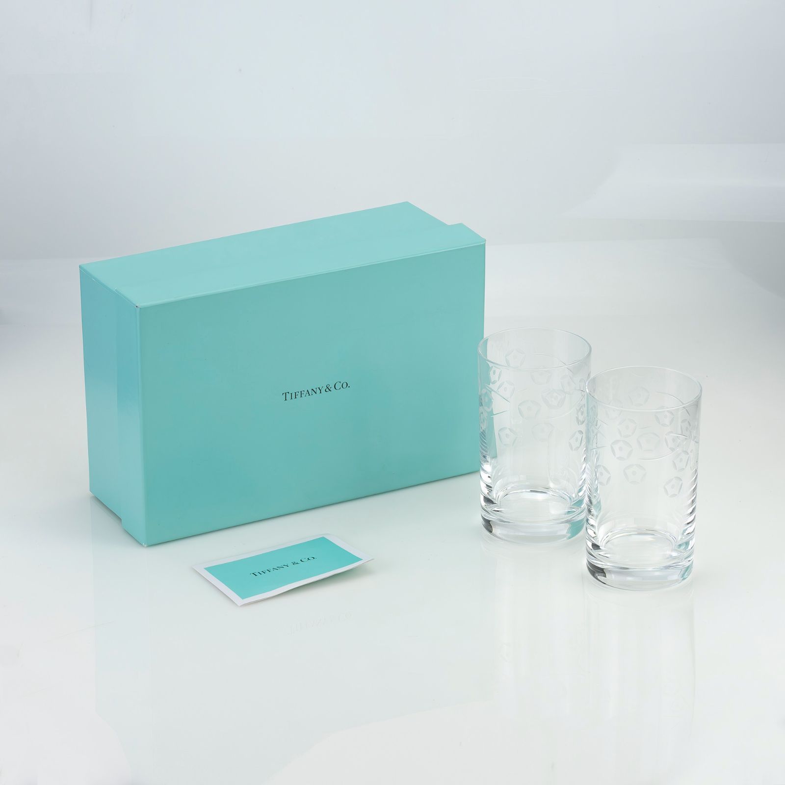 ティファニー TIFFANY＆Co. 朝顔 ASAGAO エッチング タンブラー ペア