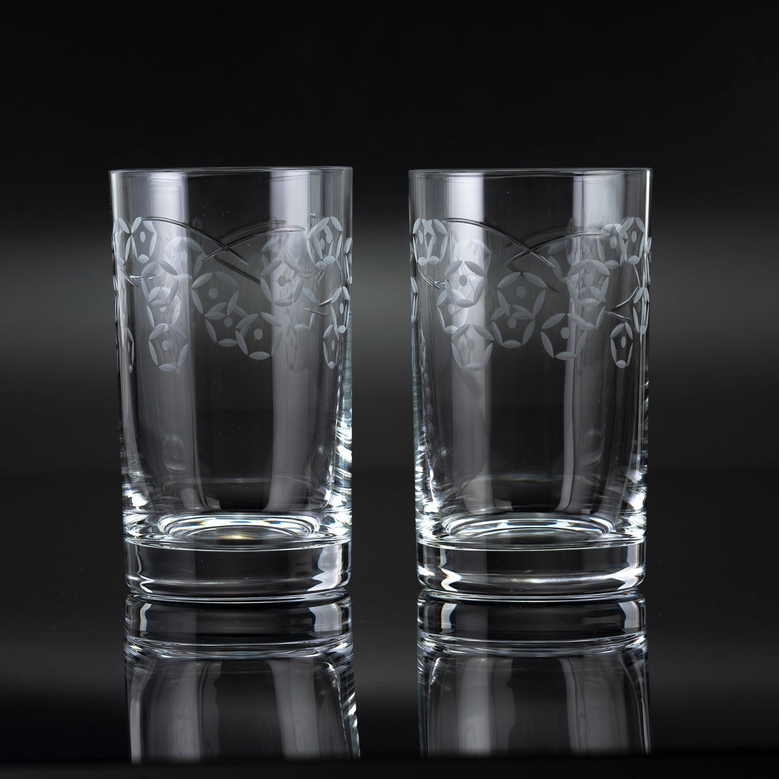 ティファニー TIFFANY＆Co. 朝顔 ASAGAO エッチング タンブラー ペア