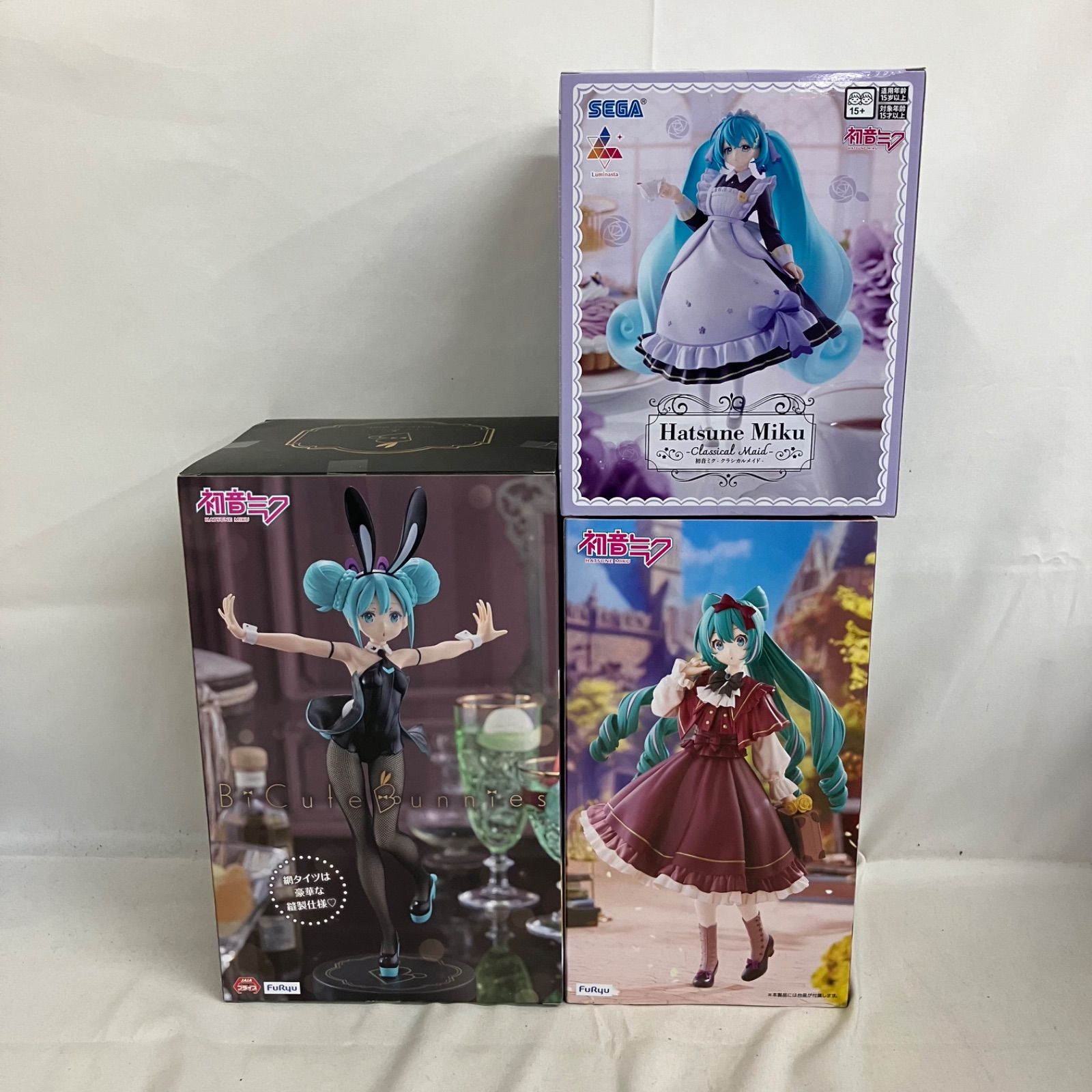 ♡出品 未開封 初音ミク BiCute Bunnies Figure 他 6個セット SF2140 c107