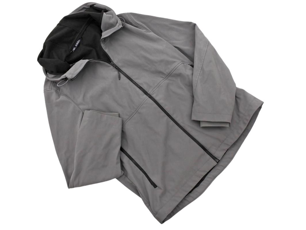 ZARA ザラ 裏起毛 フーディー ジャケット sizeL/グレー  メンズ