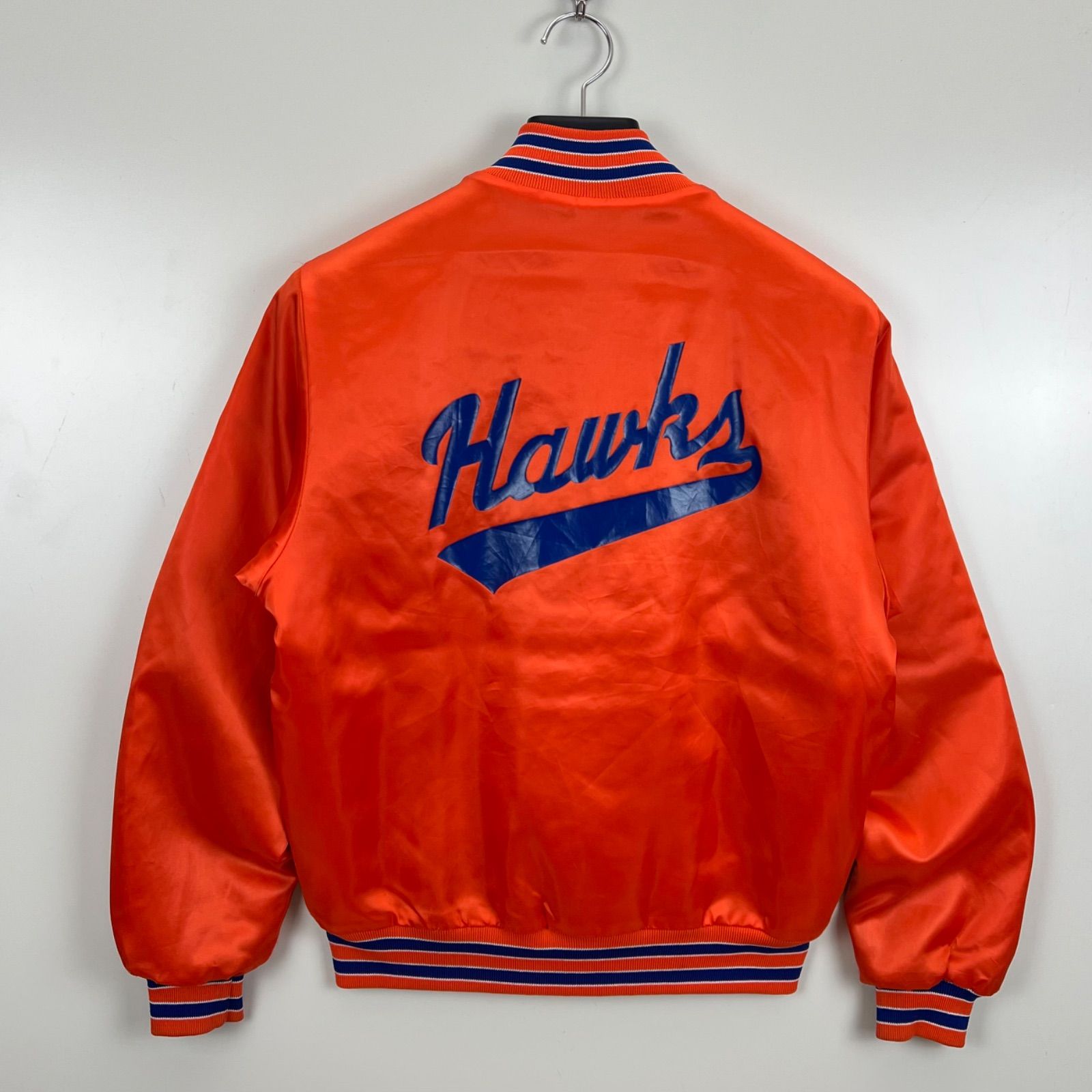 swingster 90s USA vintage HAWKS nylon varsity jacket S スウィング