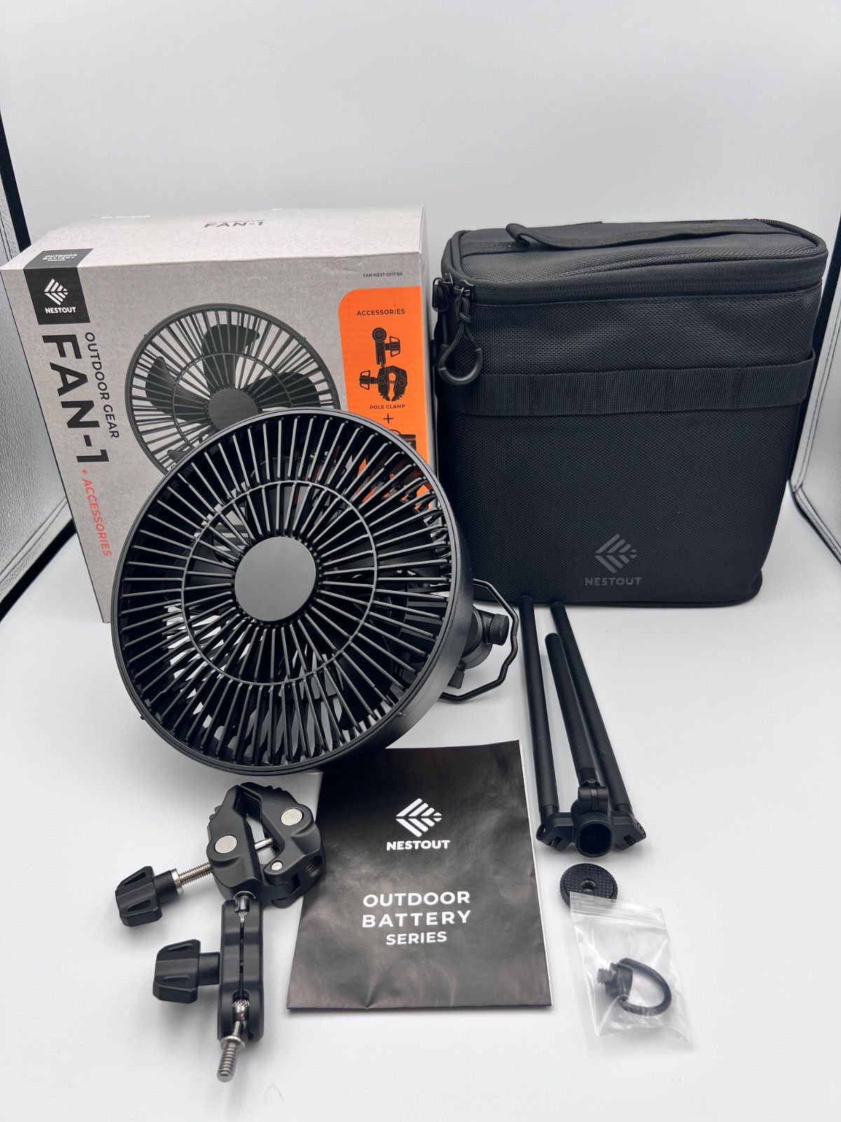 12K3#20 エレコム NESTOUT 扇風機 サーキュレーター アウトドアファン