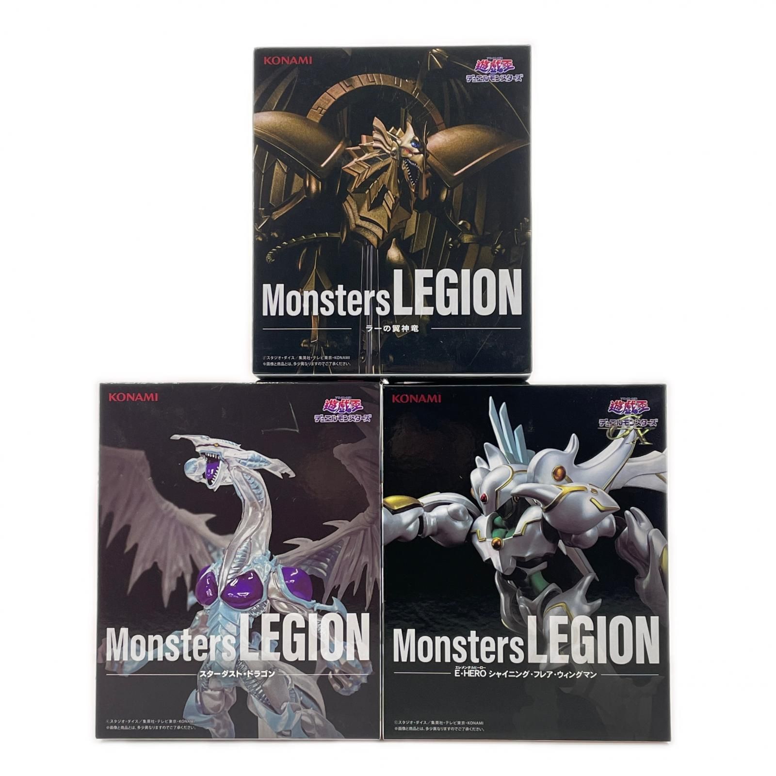 未使用 KONAMI 3点 まとめ売り 遊戯王デュエルモンスターズ Monsters