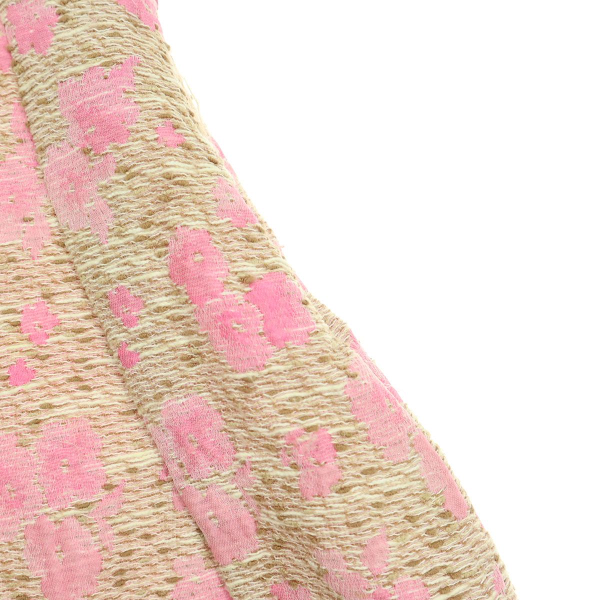 美品 M'S GRACY エムズグレイシー 日本製 花柄 ミディ丈 プリーツ