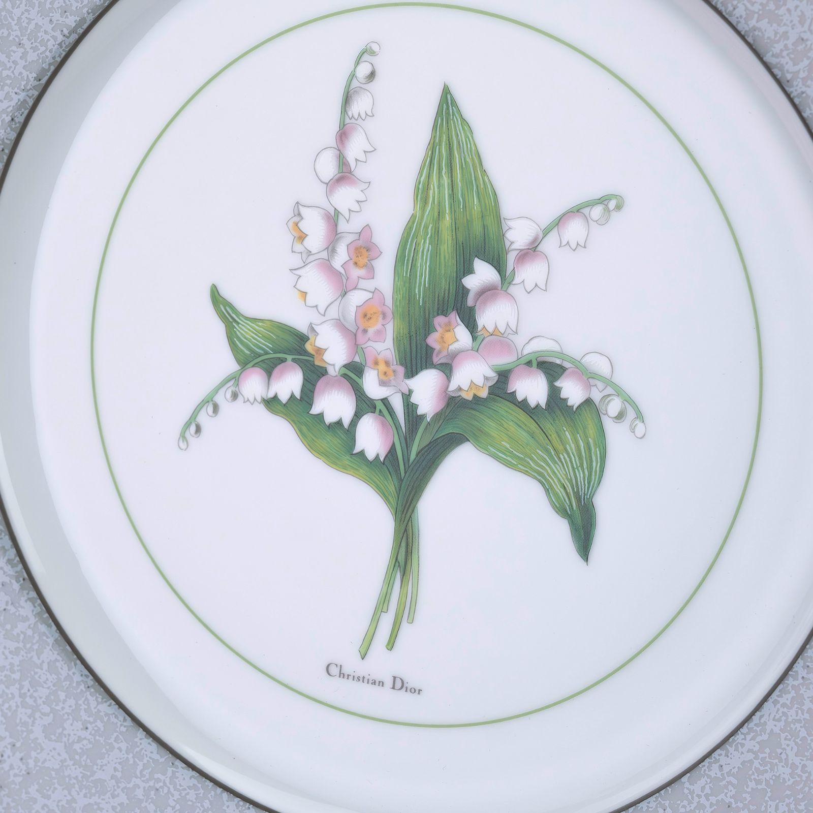 クリスチャンディオール ミリーラフォレ スズラン ディナープレート