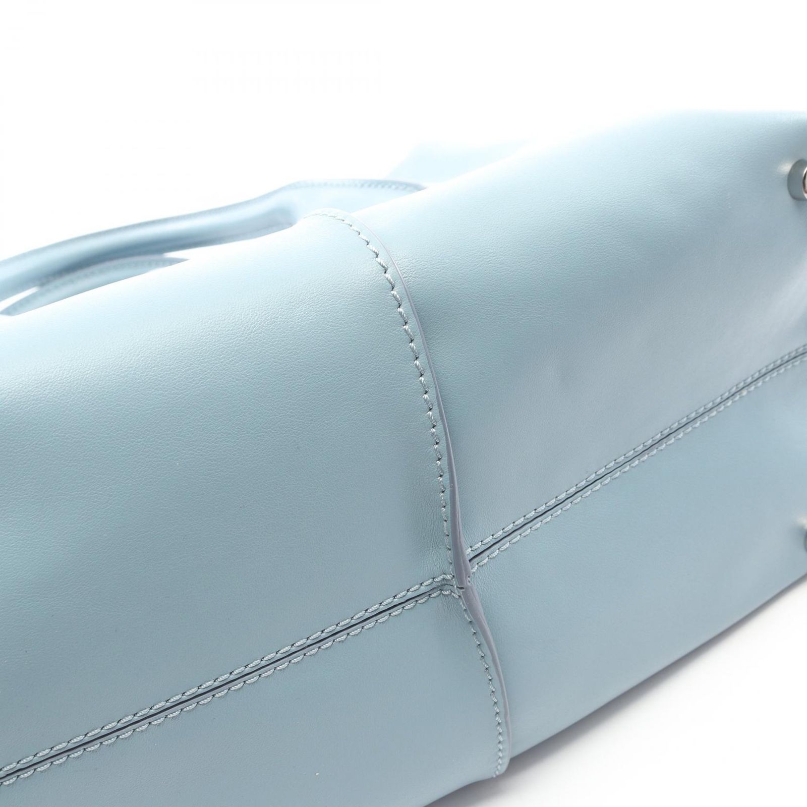 トッズ TOD'S ハンドバッグ Dスタイリング ライトブルー レザー D