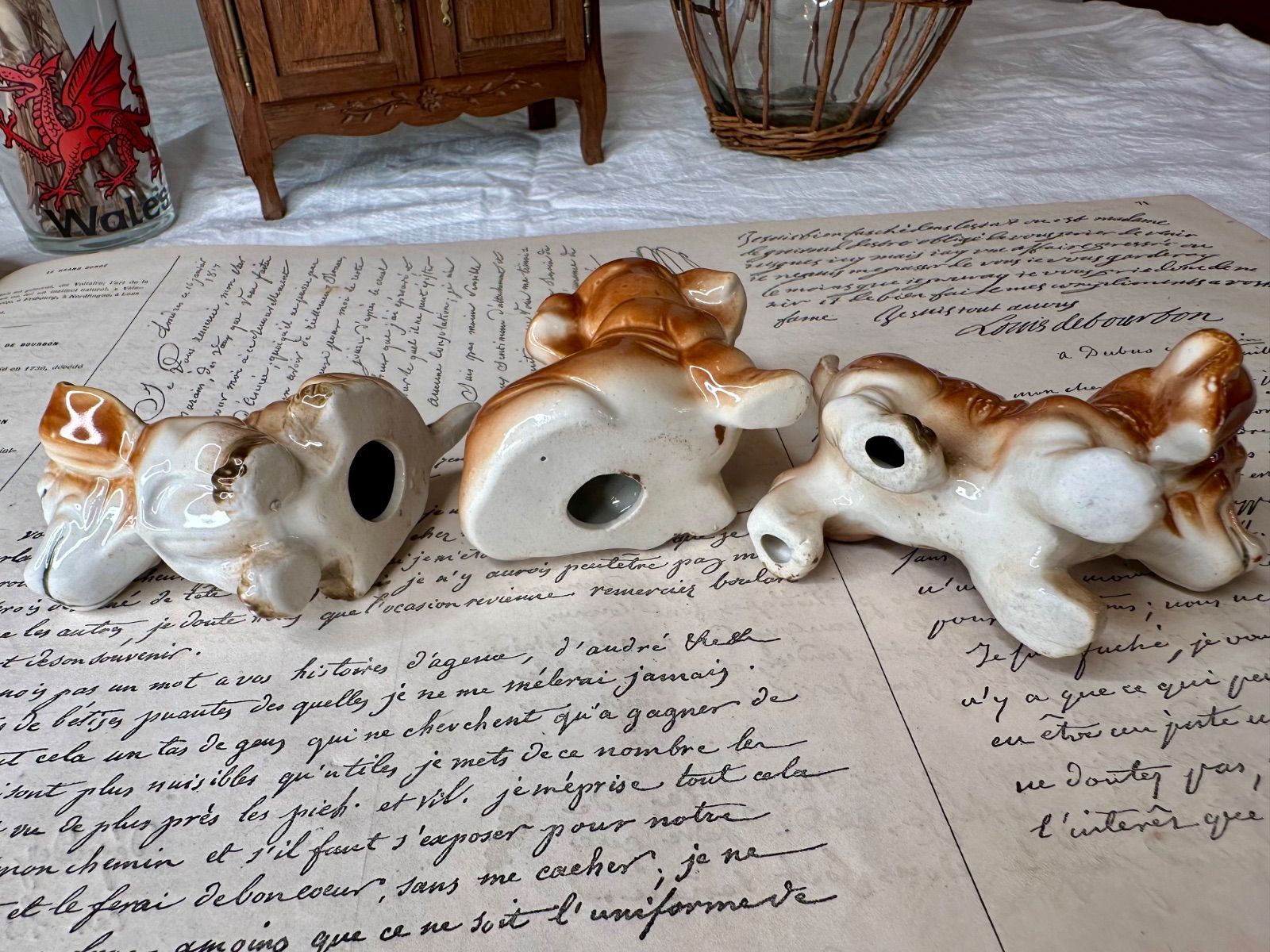 イギリス ヴィンテージ 陶磁器 可愛い犬のフィギリン ビーグル - メルカリ