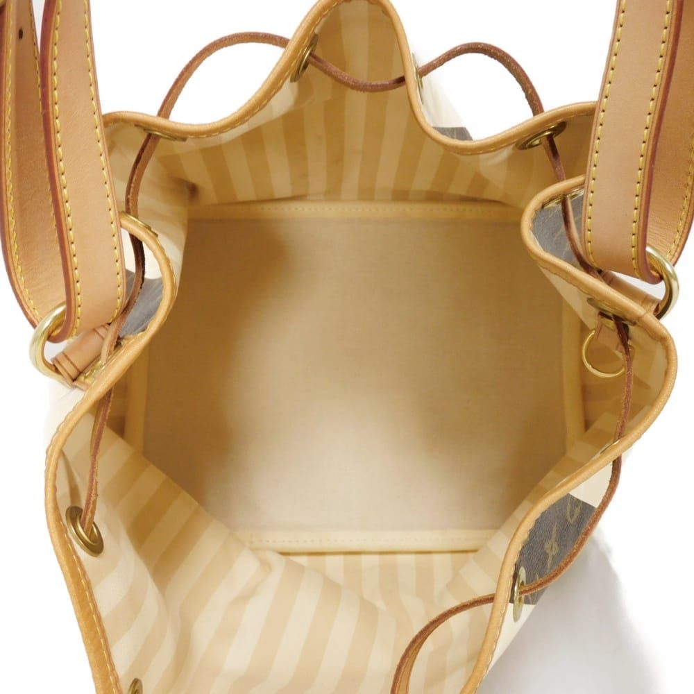 LOUIS VUITTON ルイ・ヴィトン プチノエ LVロゴ フラワー ストライプ