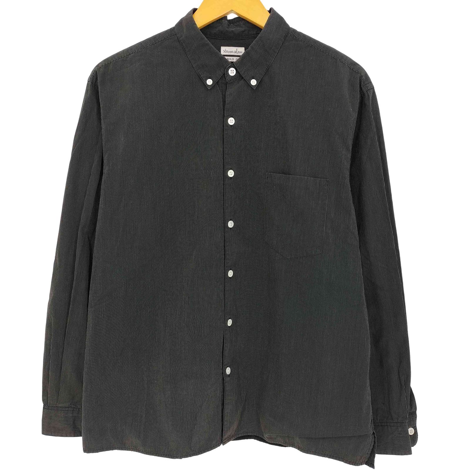 スティーブンアラン Steven Alan BOLD FIT ストライプ ボタンダウン