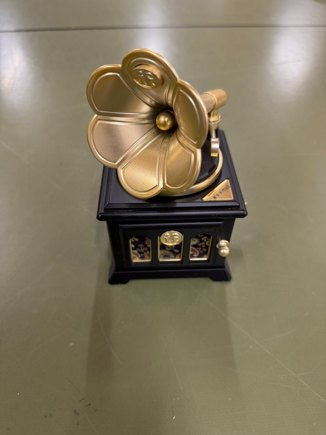 クラシックオルゴール 蓄音機デザイン 小物入れ - メルカリ