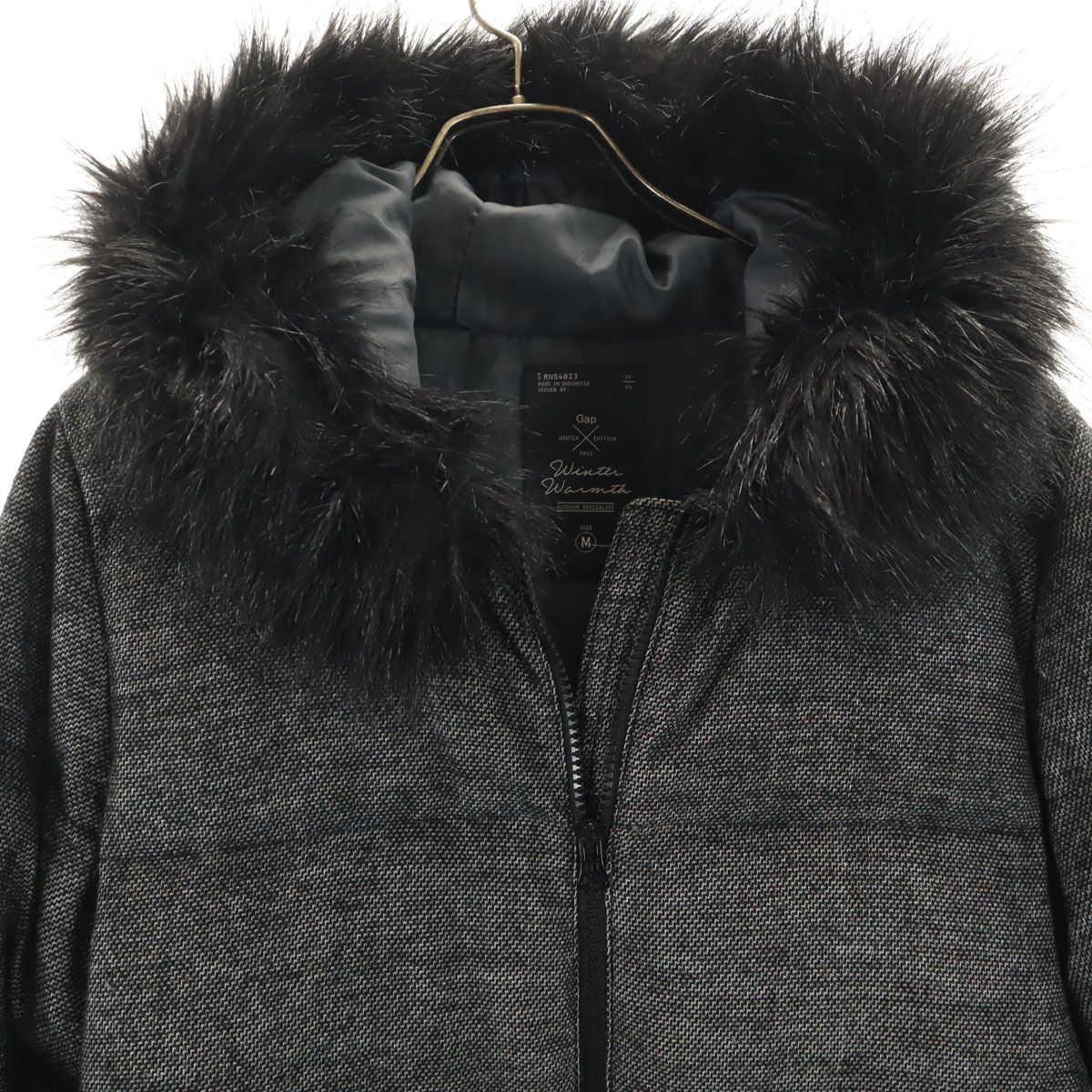 GAP ギャップ ダウンジャケット M ブラック系 レディース 古着 - メルカリ