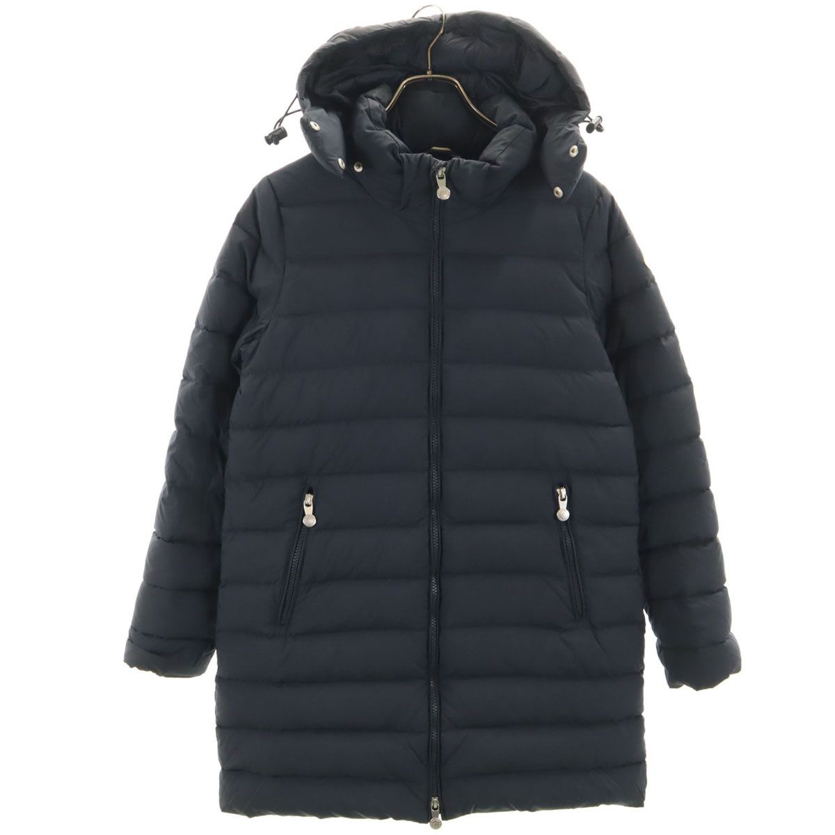 Pyrenex ピレネックス ダウンコート 38 ネイビー系 レディース 古着 