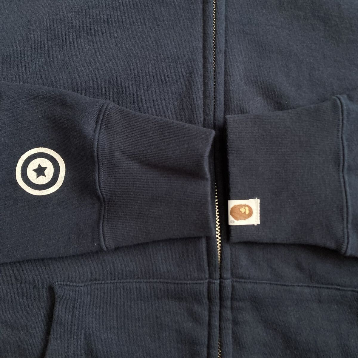 Blue Camo × ネイビー シャーク パーカー Mサイズ shark full zip