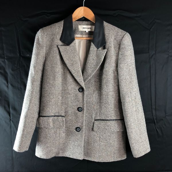 ピエールカルダン pierre cardin ジャケット テーラード ヘリンボーン 