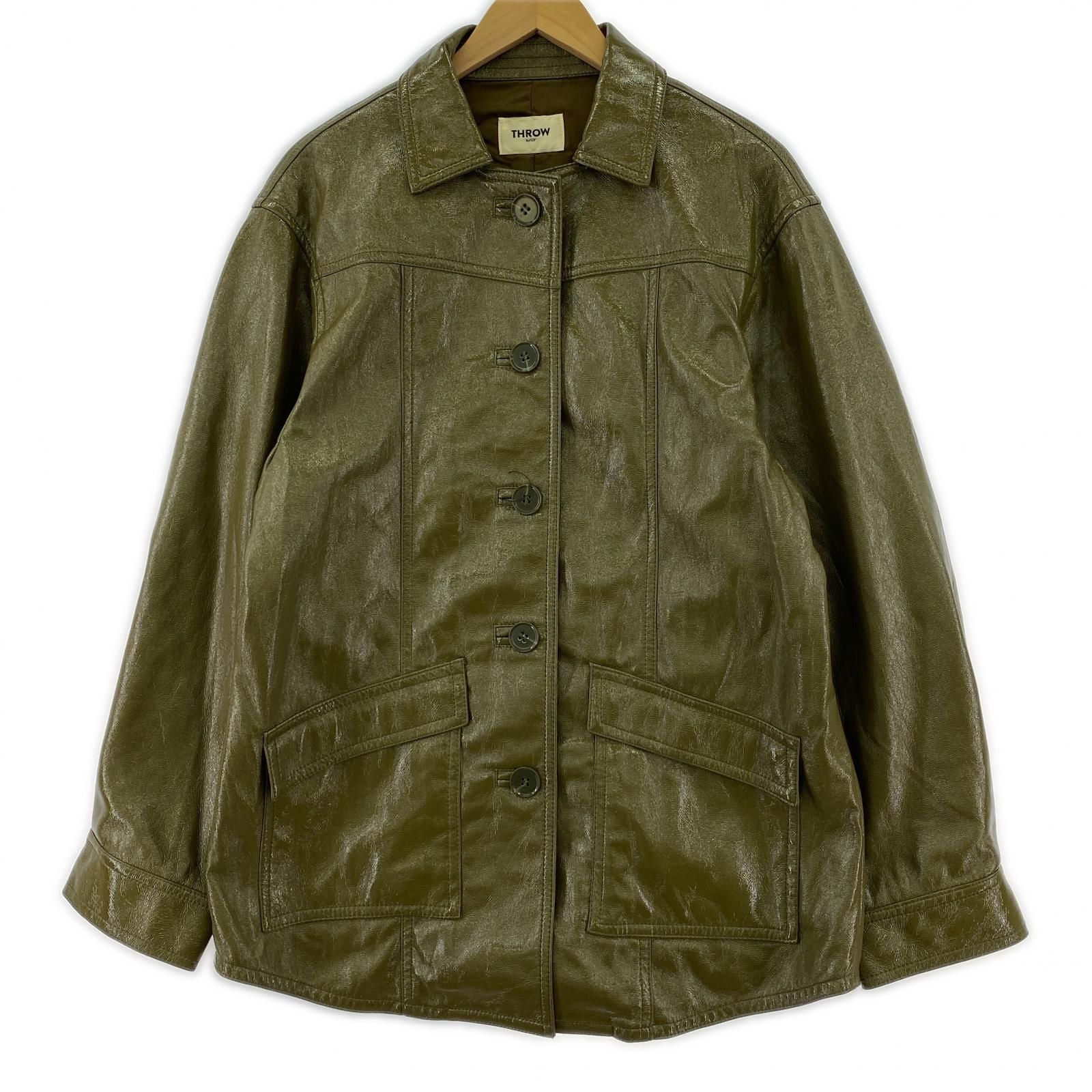 THROW by SLY スロー バイ スライ フェイクレザージャケット size1