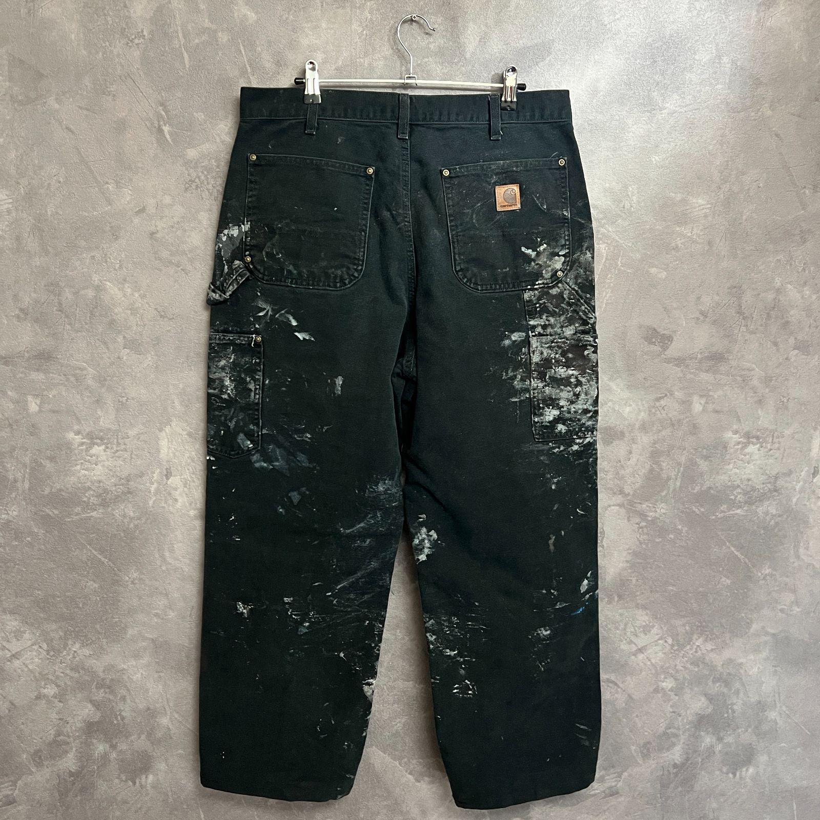 carhartt ダブルニー ペインターパンツ ブラック サイズ33×36 鬼