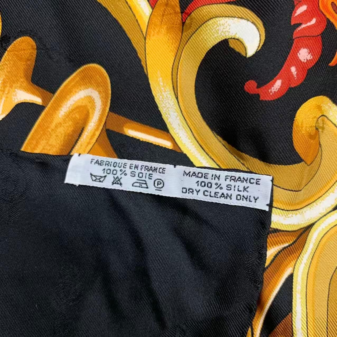 極美品 HERMES エルメス スカーフ シルク100％ カレ90 ORGAUPHONE ET