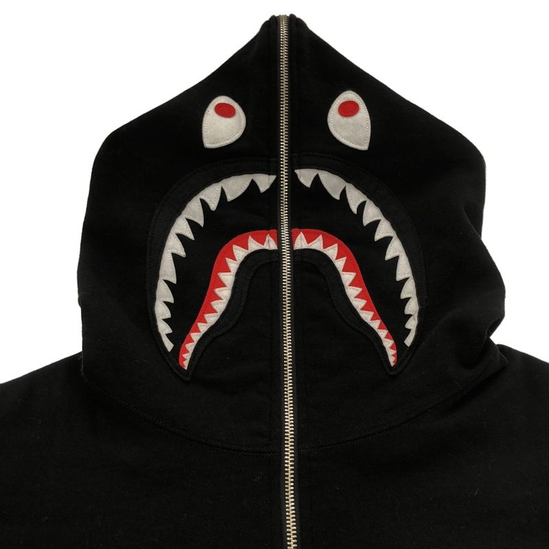 A Bathing Ape パーカー 【確実正規品】 中古】A BATHING APE × NEIGHBORHOOD TWO FACE HALF ZIP PULLOVER