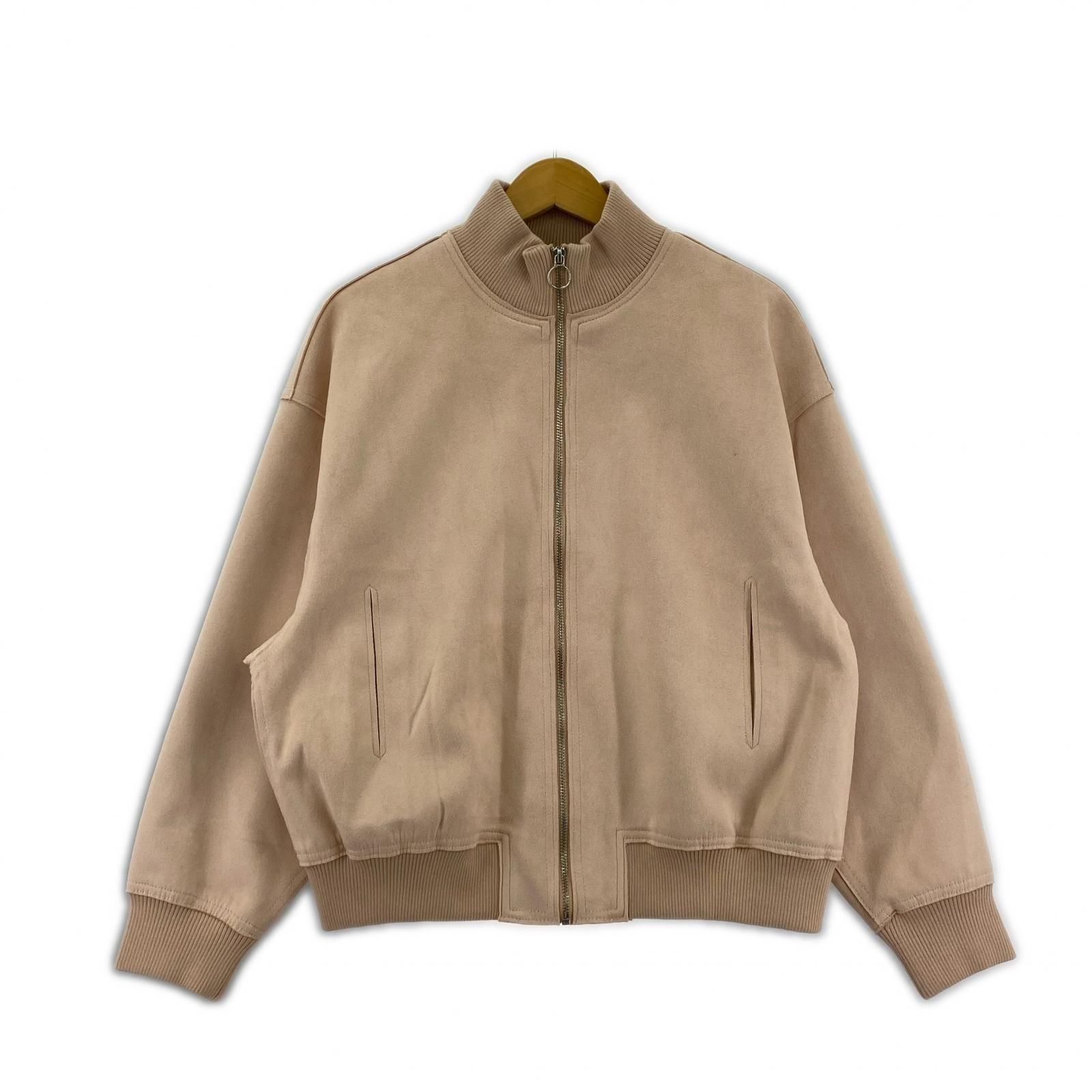 ZARA TRF ザラ トラファ フェイクスエードジャケット sizeEUR S/ピンク