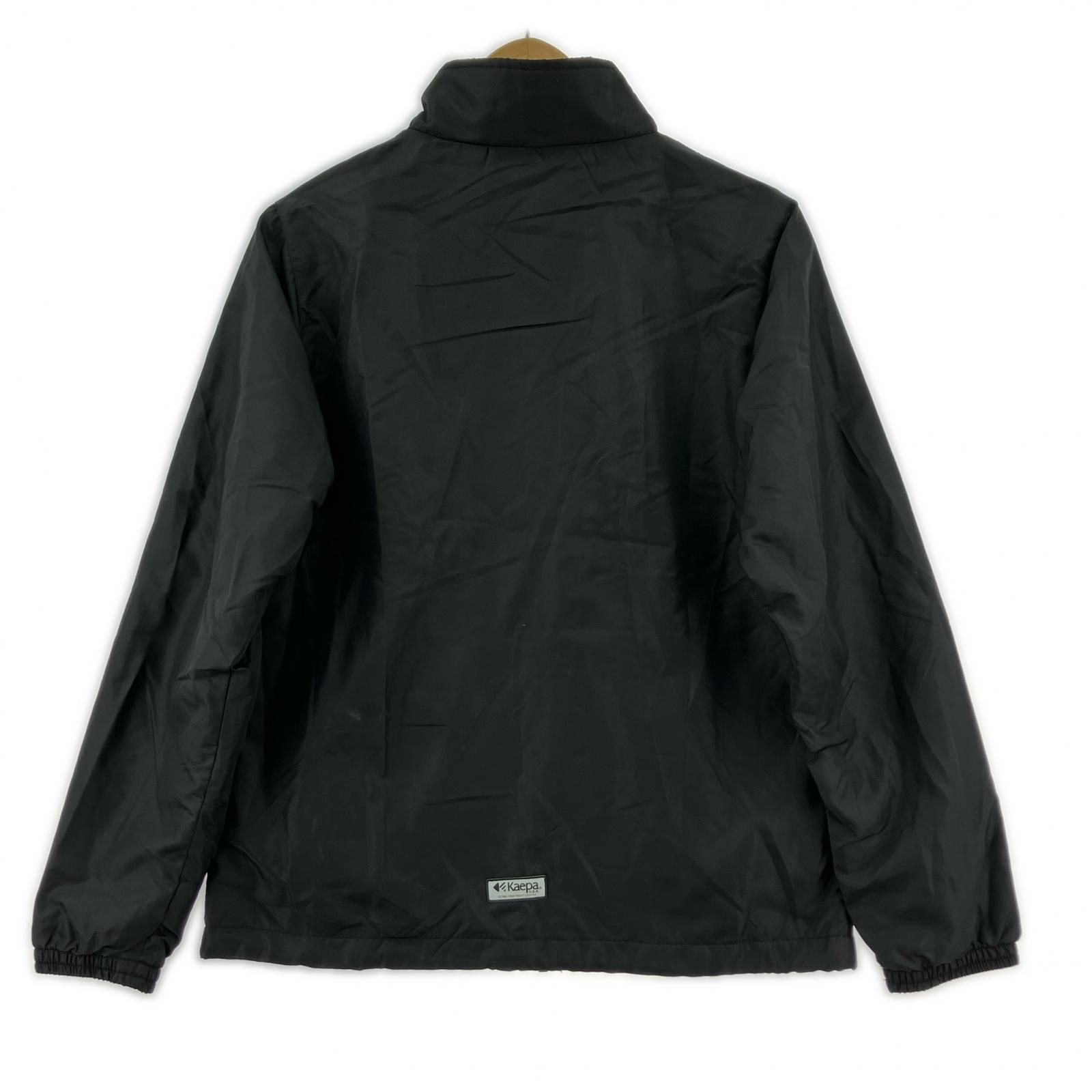 Kappa カッパ 裏起毛 ジップアップジャケット sizeM/ブラック - メルカリ