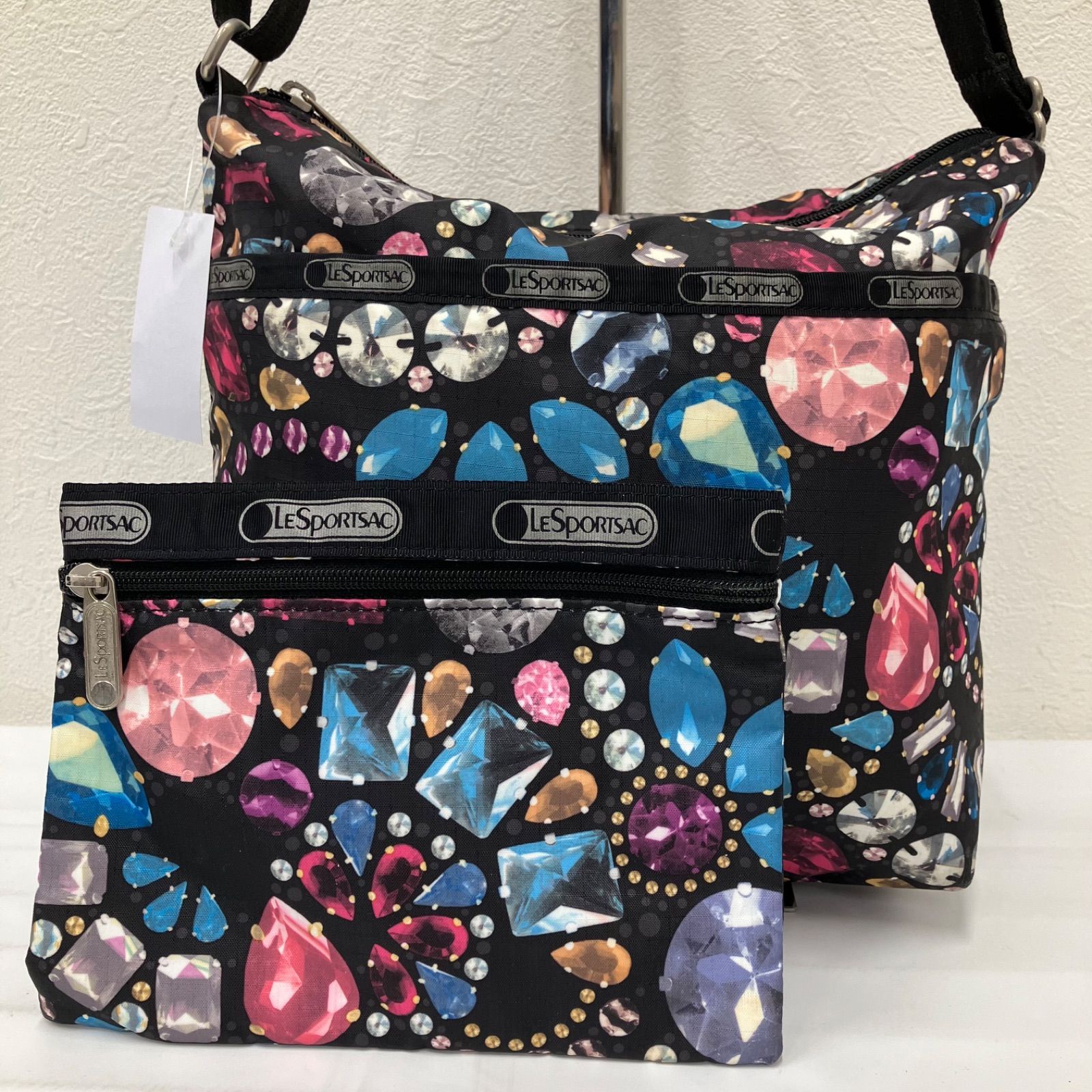 9291 LeSportsac レスポートサック ショルダーバッグ ポーチ ブラック 