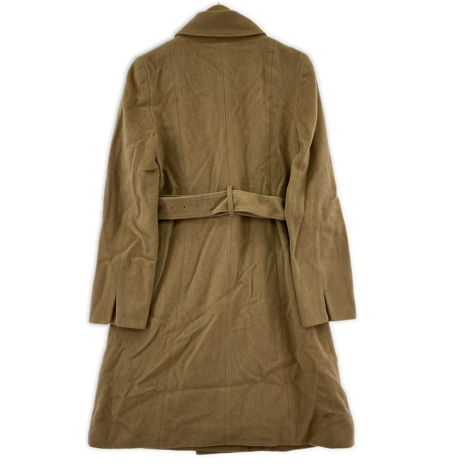 SALE12/31まで!! COMME CA DU MODE ベルベットコート COMME CA DU MODE コムサ・デ・モード ウール混 ベルト付きコート