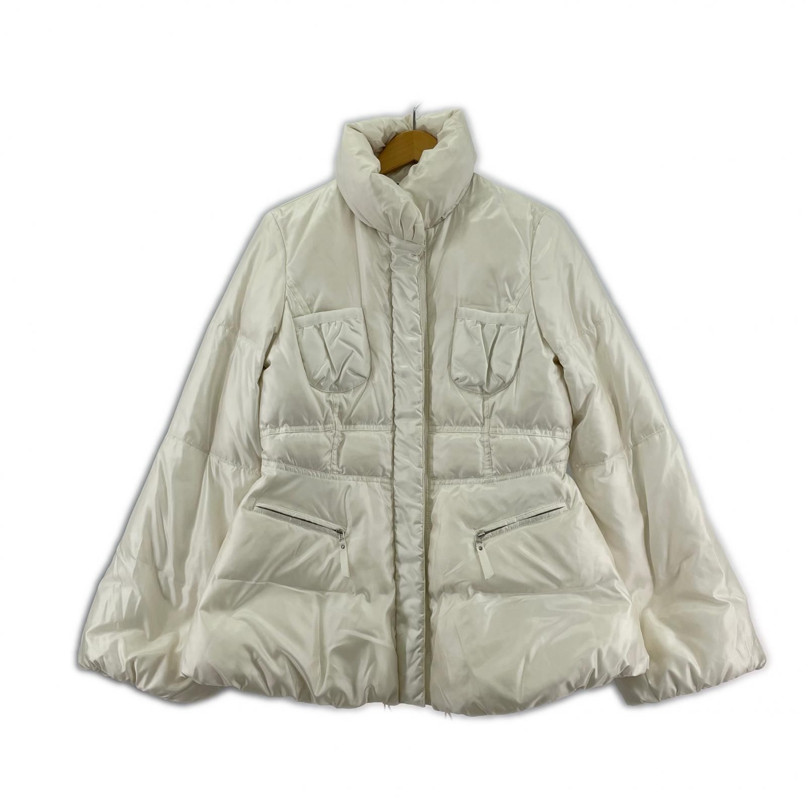 M'S GRACY エムズグレイシー ドロスト ダウンコート size40/ホワイト