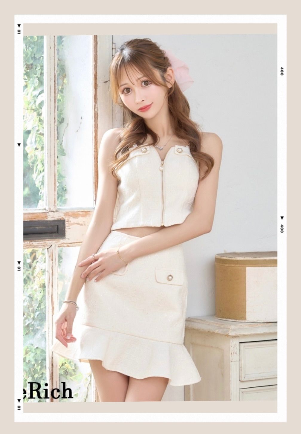 新作 キャバクラ ミニドレス キャミ フリル LoveRich - メルカリ