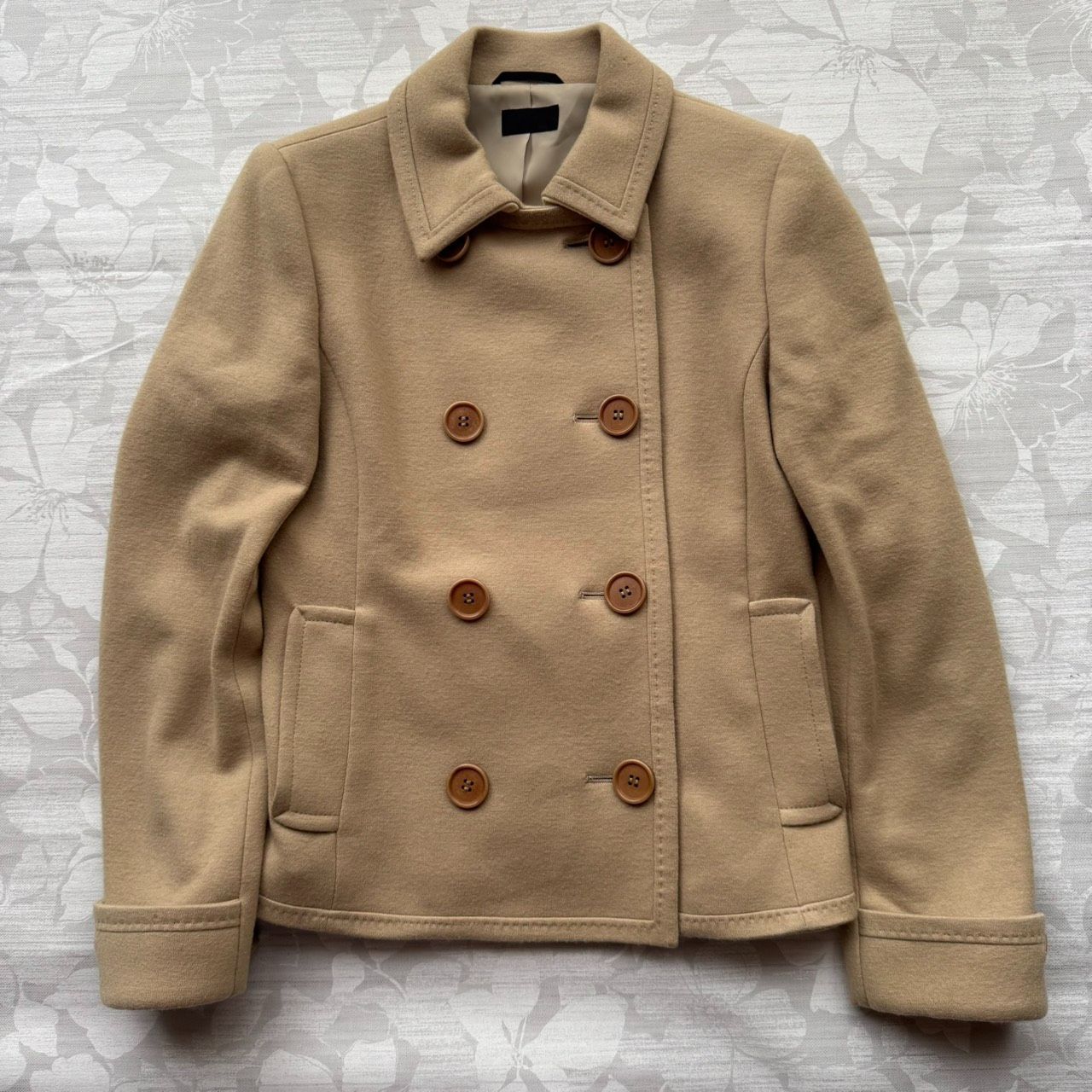 Paul Smith BLACK ポールスミス ブラック カシミヤ混 Pコート ショート