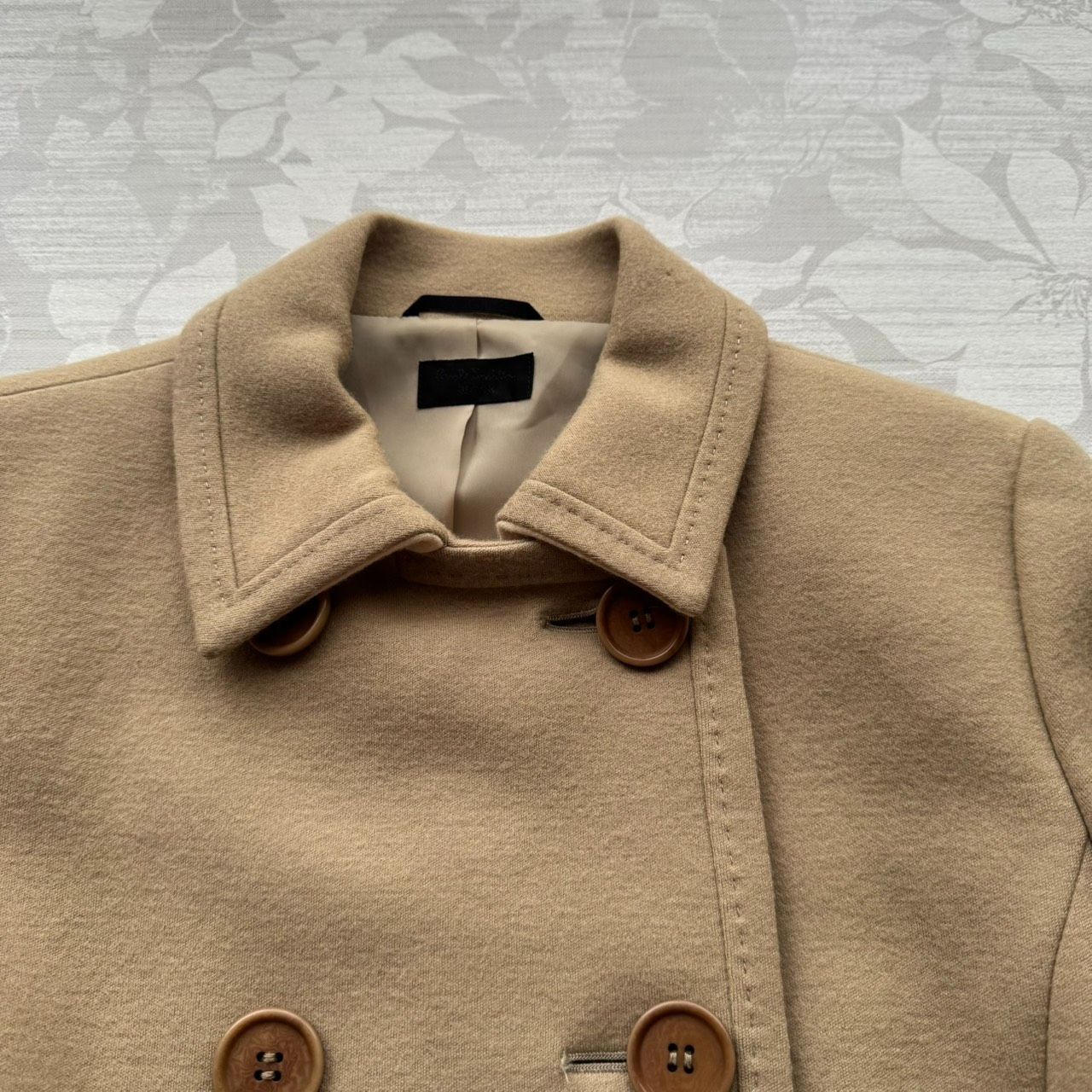 Paul Smith BLACK ポールスミス ブラック カシミヤ混 Pコート ショート