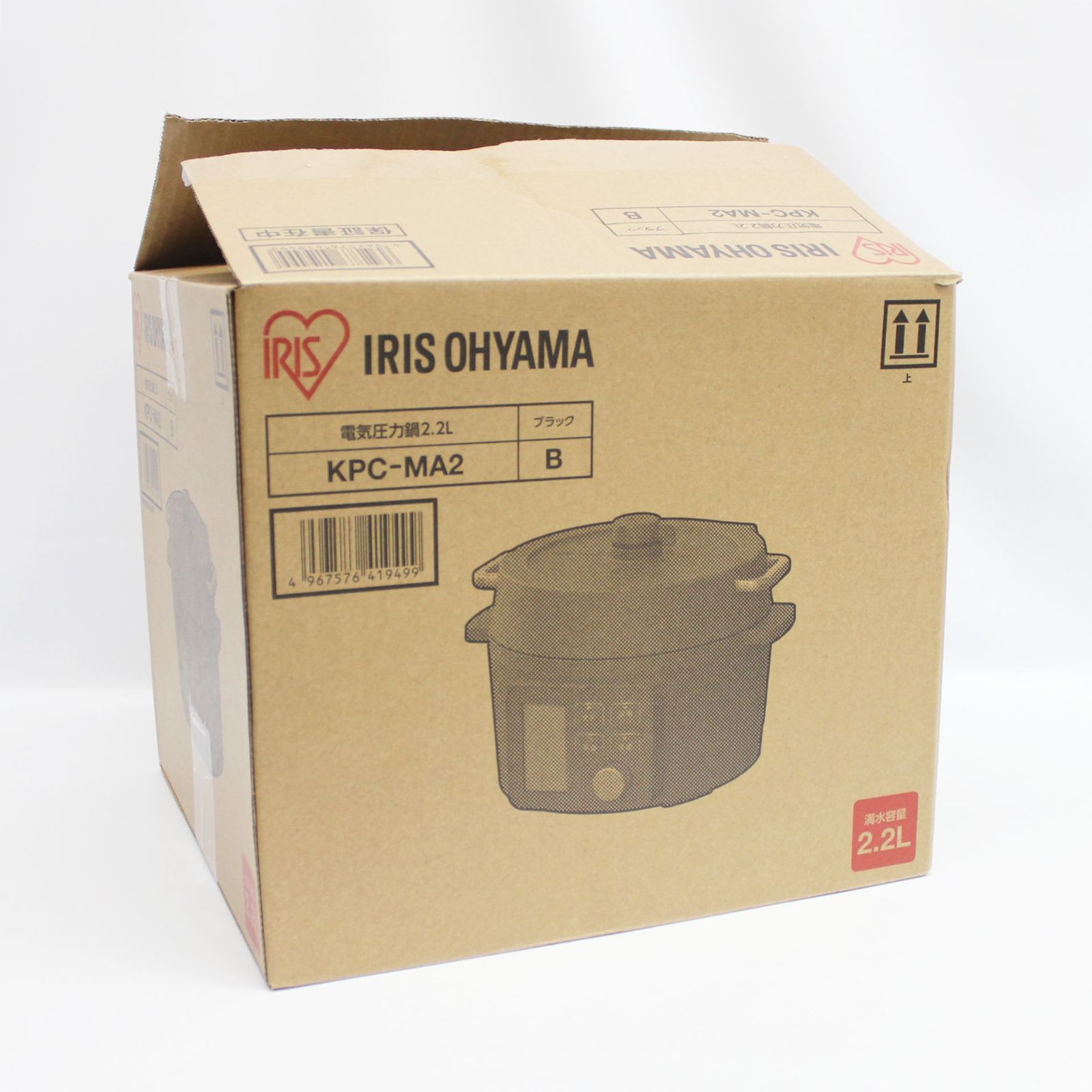 未使用品】IRIS OHYAMA 電気圧力鍋 KPC-MA2 2020年 ブラック - メルカリ