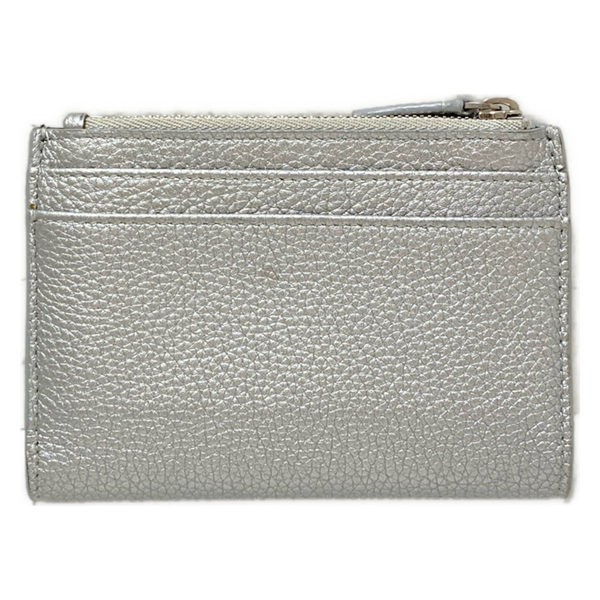 BALENCIAGA(バレンシアガ) 2つ折り財布 - 694166 シルバー レザー