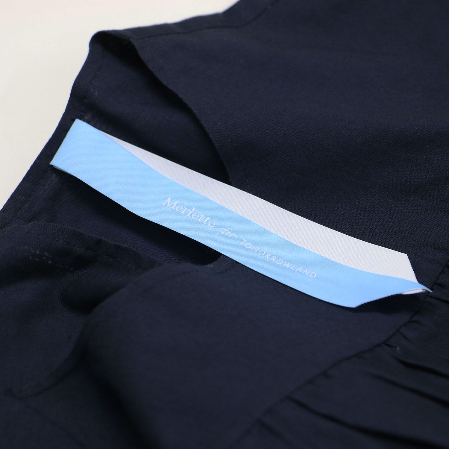 Merlette マーレット × TOMORROWLAND 別注 ワンピース ネイビー 紺