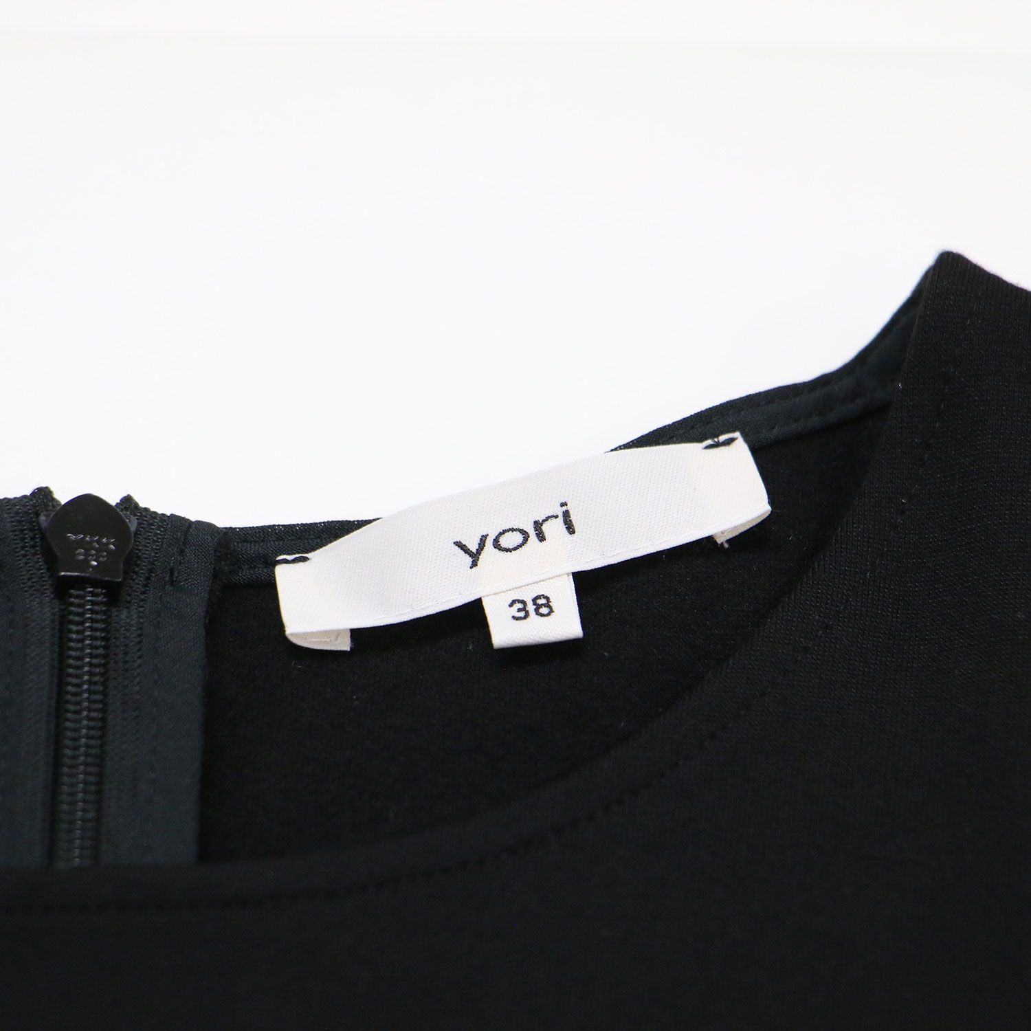yori ヨリ ブラウス ブラック 黒 サイズ:38(M) | 23秋冬 ぬくぬく