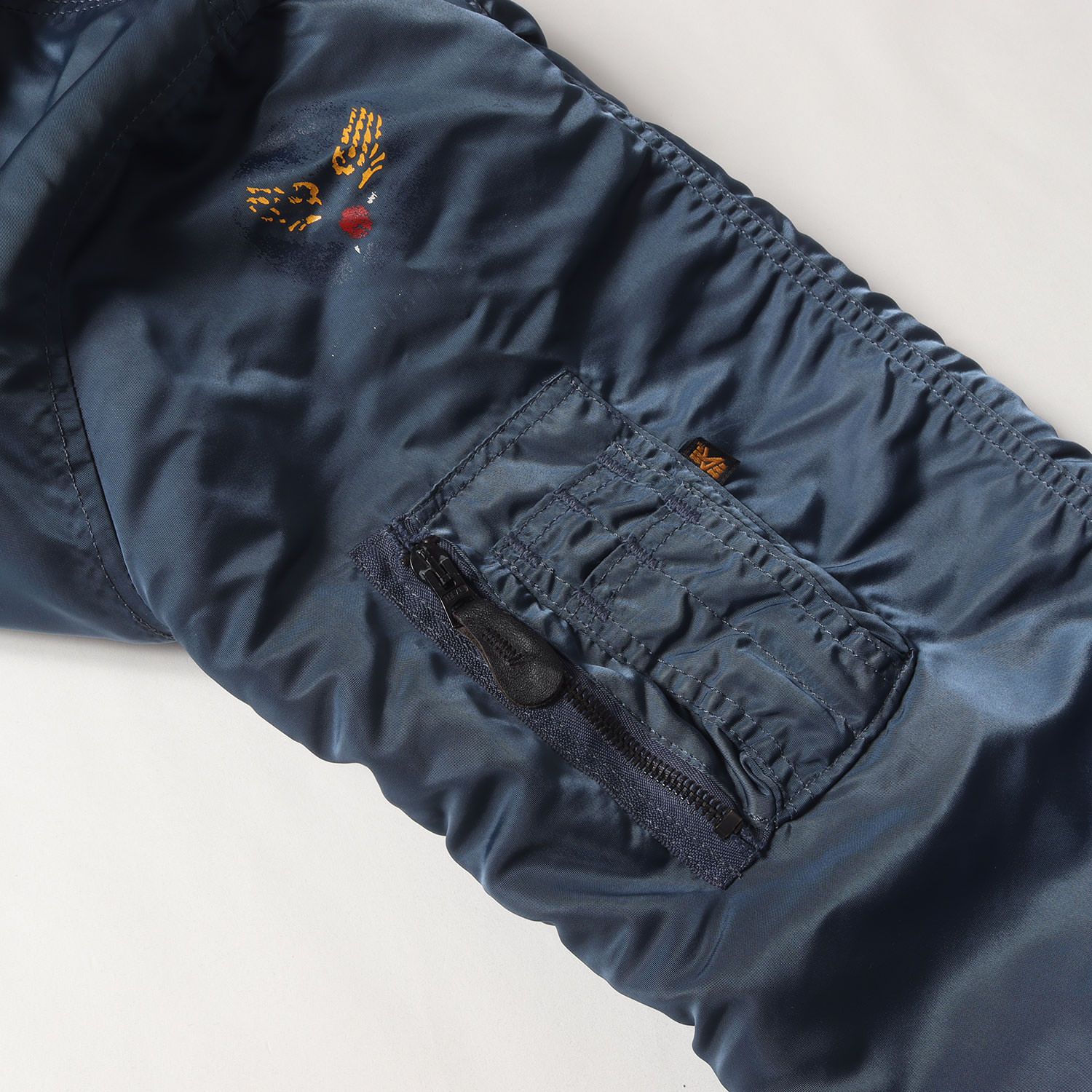 ALPHA アルファ ジャケット ブルー サイズ:L | USA製 50s復刻モデル