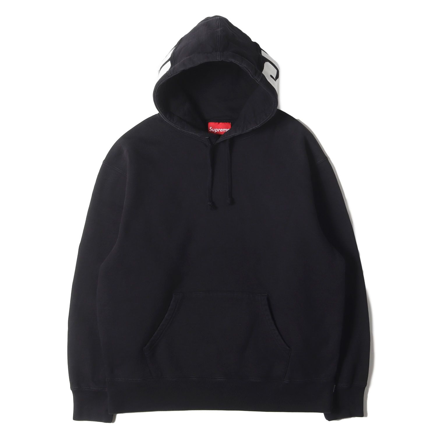 Supreme シュプリーム パーカー ブラック 黒 サイズ:S | リブ フード 