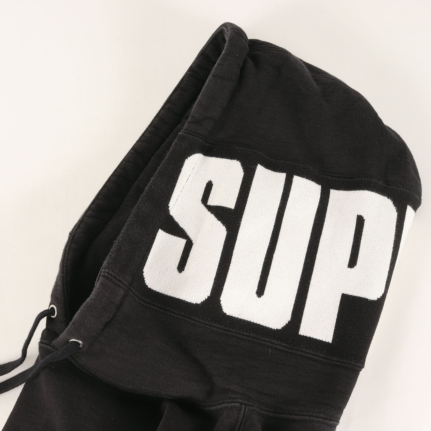 Supreme シュプリーム パーカー ブラック 黒 サイズ:S | リブ フード 