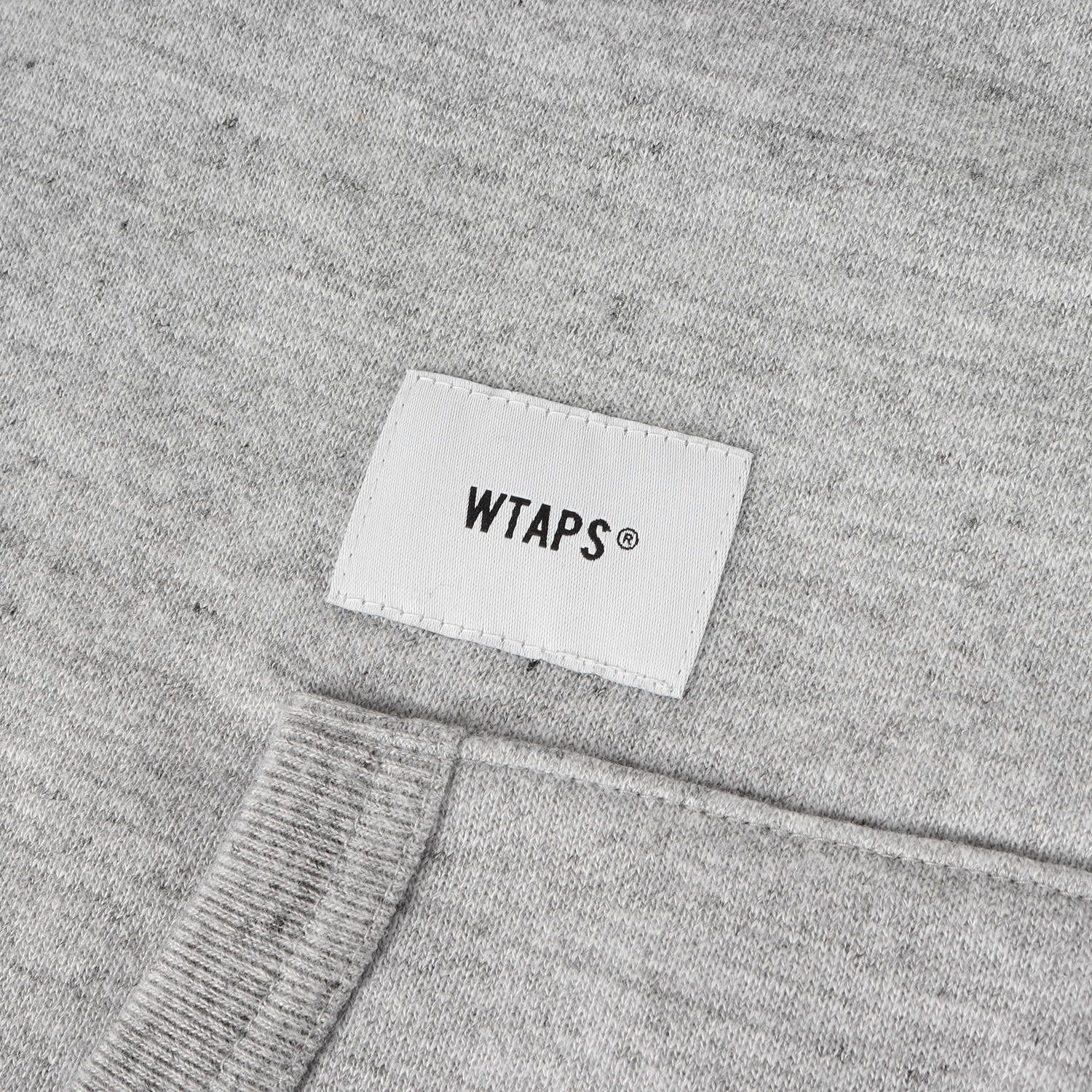 美品】WTAPS ダブルタップス パーカー グレー サイズ:L | ブランドロゴ 